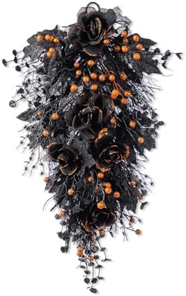 Glitzhome Halloween Teardrop Swag Decor 28 Inches