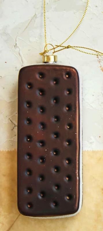 The Bridge Collection 55 Inch Chocolate Ice Cream Sandwich Christmas Ornament