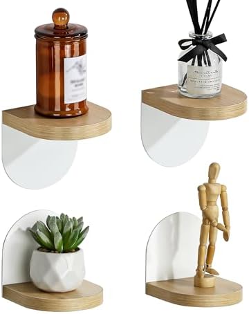 SAYAYO 4Pcs Floating Shelves for Wall Storage