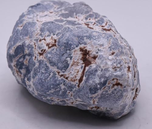 275 Inch Blue Angelite Rough Natural Gemstone for Carving