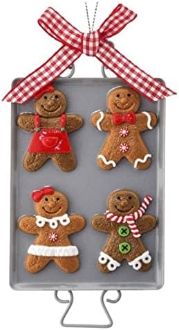 The Bridge Collection Gingerbread Cookie Tray Ornament