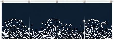 Japanese Sushi Bar Noren Curtain Short Doorway Panel W25