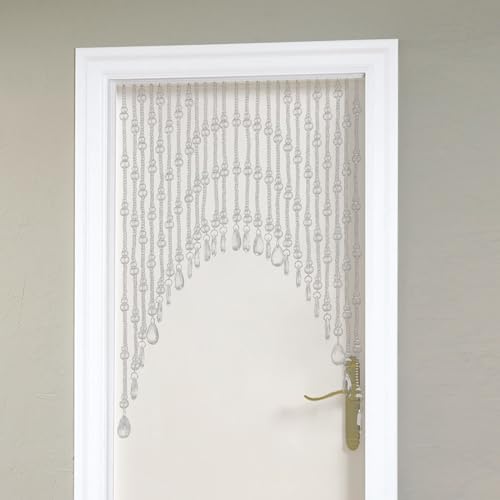 Elegant Hanging Glass Door Beads Valance 25 Strings