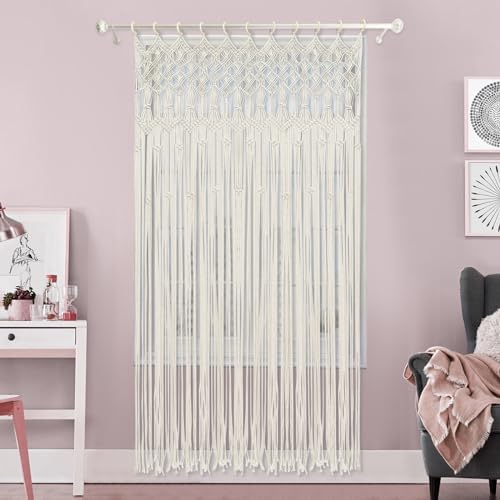 XUFOPLY Macrame Curtains Boho Window Room Divider