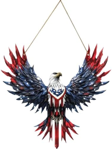 4th of July Eagle Acrylic Ornament 6-Inch
