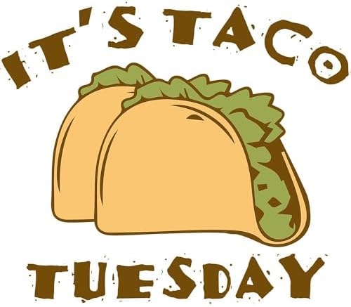 CafePress Its Taco Tuesday Scroll Holiday Ornament 4x275