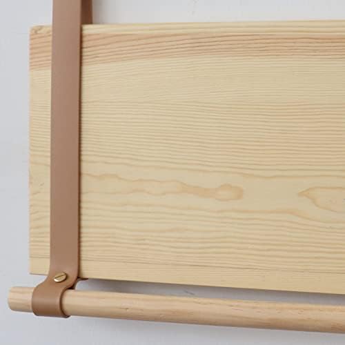 FRIADE Wall Floating Shelves Set of 2 Burlywood