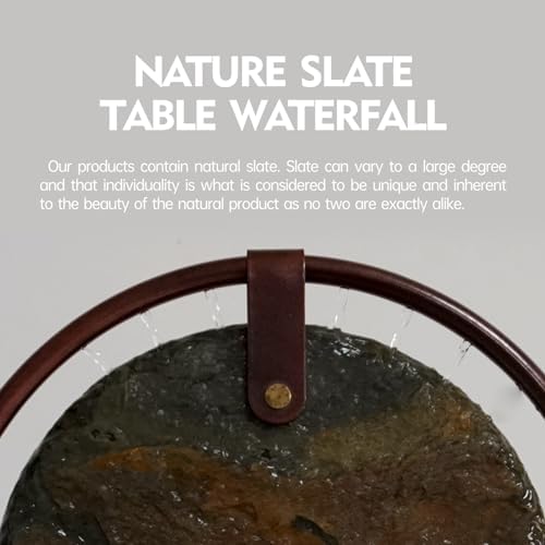 Pamopamo Indoor Waterfall Moon Fountain 13 Tall
