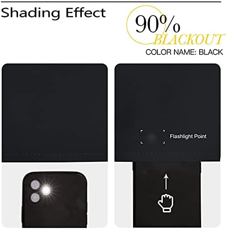 LHROOMJK Blackout Curtains for Bedroom Decor 84x84 Inch