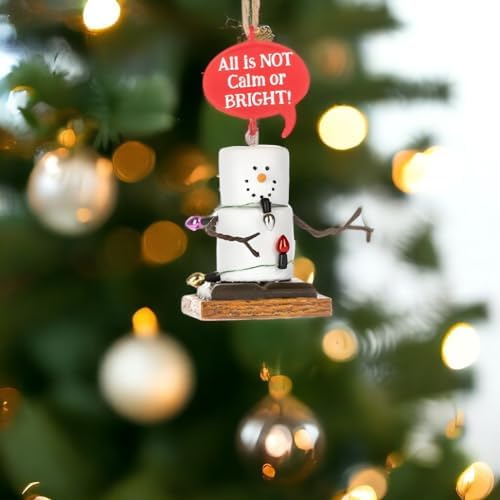 Ganz Smores All is NOT Calm or Bright Holiday Ornament