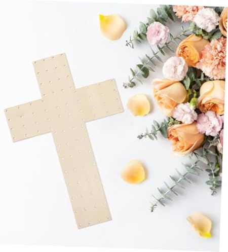Wooden Cross Wreath Frame for Holiday Decor
