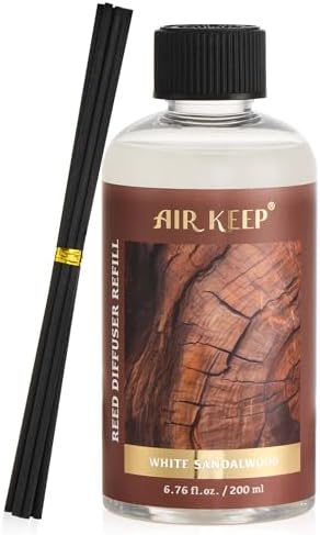 Airkeep Reed Diffuser Oil Refill with 8 Sticks 200ml