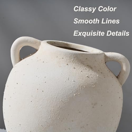 PORCER 58 Inch Terracotta Vase with Handles