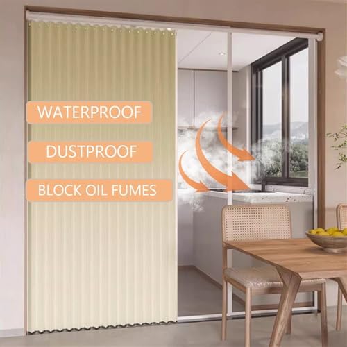SK Studio Blackout Door Curtain Panel Dark Grey 95W x 100L