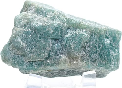 26 Inch Blue Green Amazonite Rough Gemstone Raw Specimen for Cabbing - India