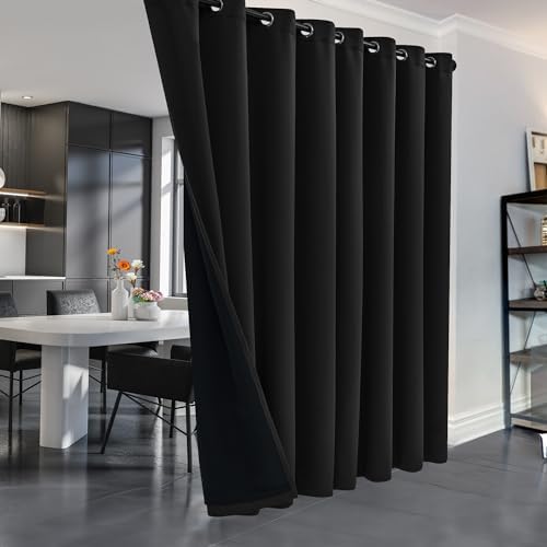 Deconovo Total Blackout Curtains with Double Layer 1 Panel