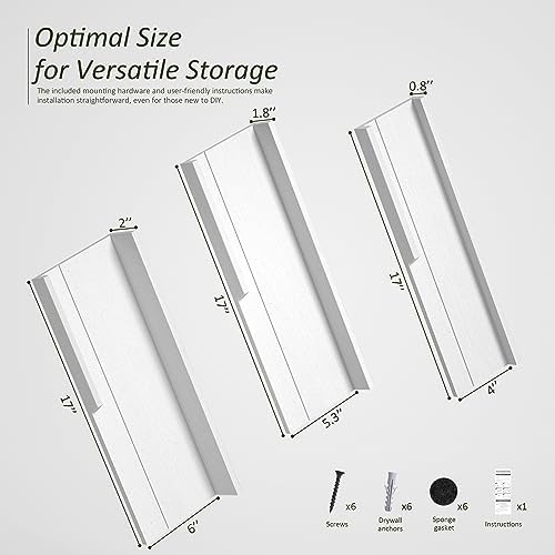 Rebee Vision Farmhouse Floating Shelves Set of 3