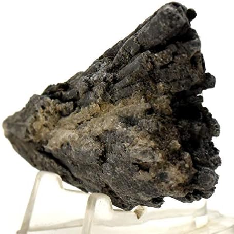 175ct Black Kyanite Blades with Mica Crystals Cluster - Brazil