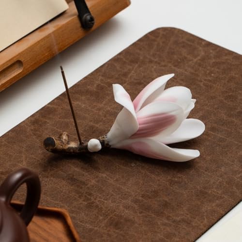 Magnolia Incense Holder Handmade Ceramic Stand