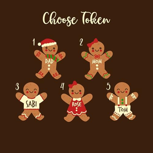 Personalized Gingerbread Family Ornament Custom Name