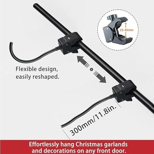gifskiu Adjustable Door Garland Hanger 3 Sizes No Screws
