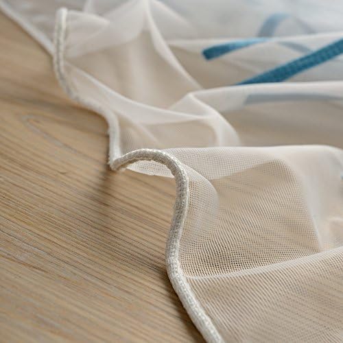 Melodieux Sheer Curtain with Wheat Embroidery 1