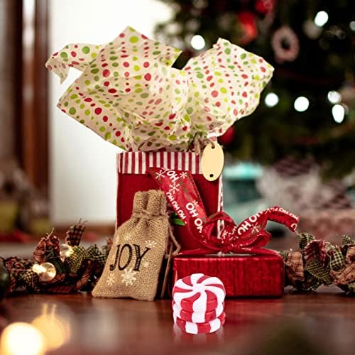 Ciieeo 50Pcs Christmas Candy Decor Ornament
