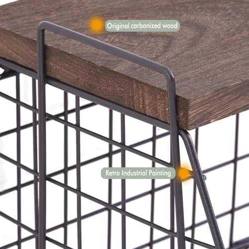 LIGHT DUST Wall Storage Hanging Baskets 2 Pack