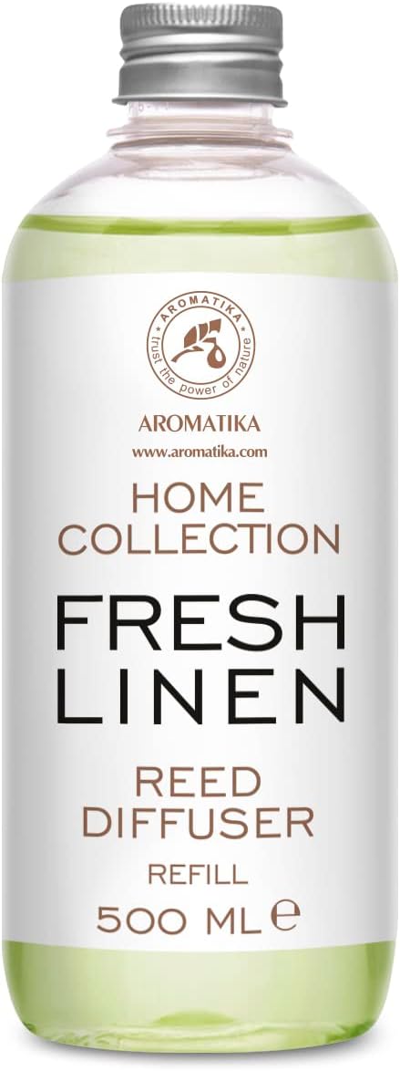 AROMATIKA Fresh Linen Reed Diffuser Refill 170 Fl Oz