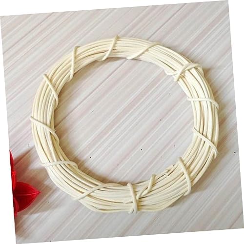 6pcs DIY Rattan Wreath Ring Decor for Wall