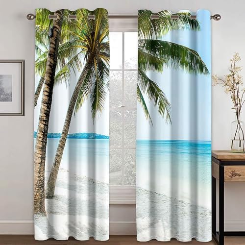 Homxi 2 Pack Blackout Curtains with Eyelets