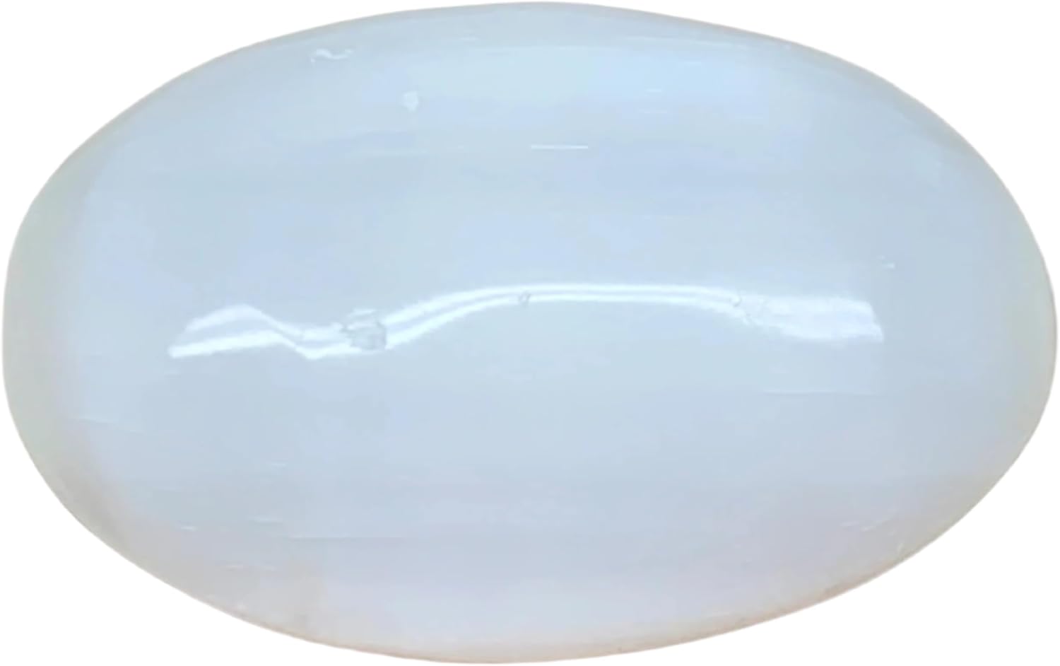 88g Natural Selenite Palm-Stone Crystal Pillow Shape