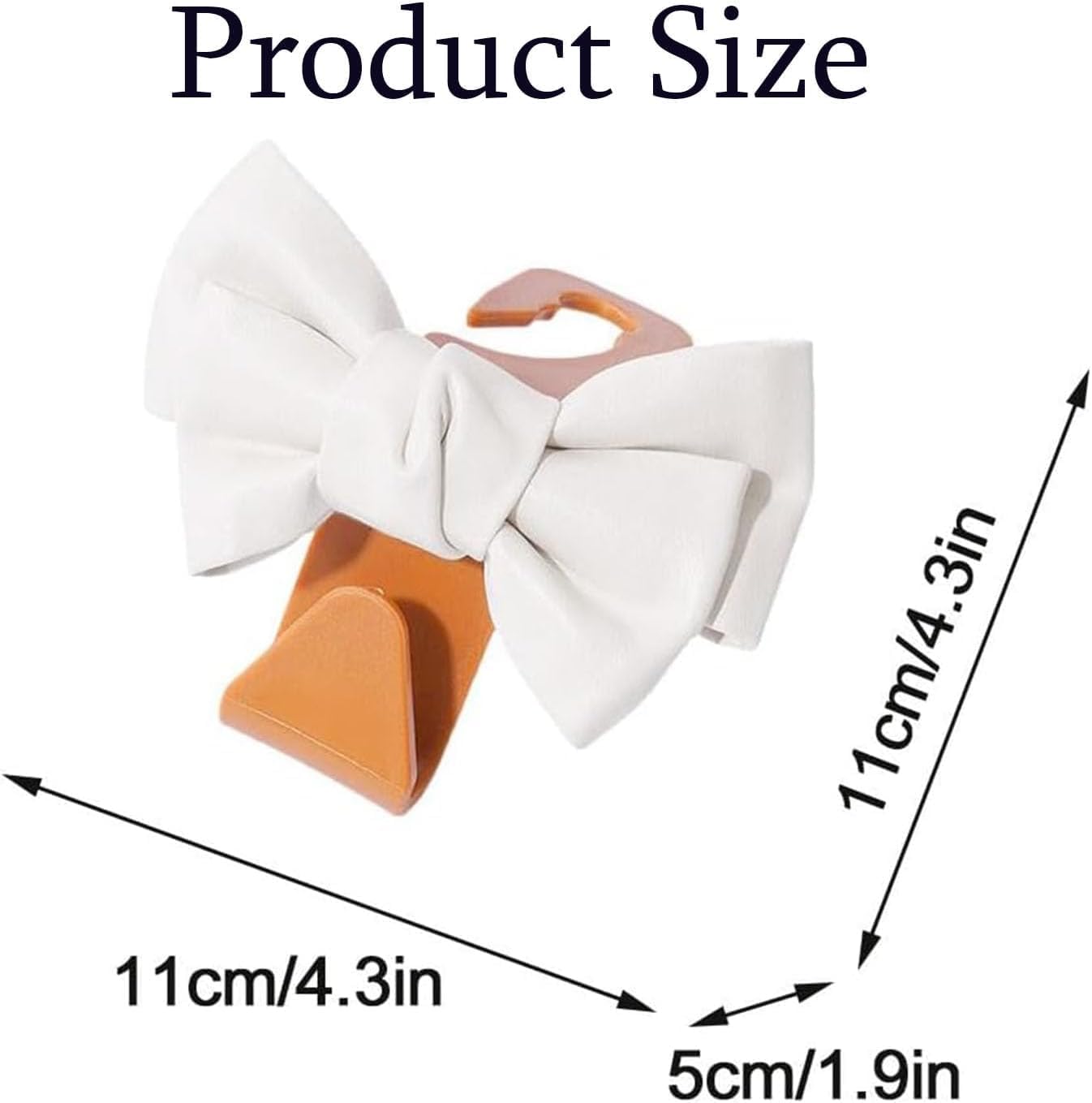 Cute Bow Shaped Car Seat Back Hook Hanger