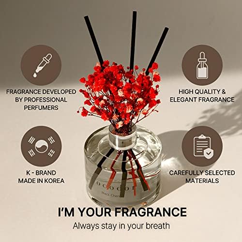 Cocodor Peony Scent Diffuser Set with Sticks