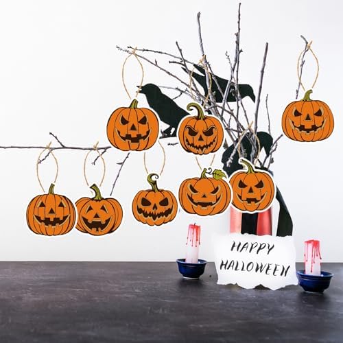 16Pcs Halloween Tree Decorations Hanging Ornaments