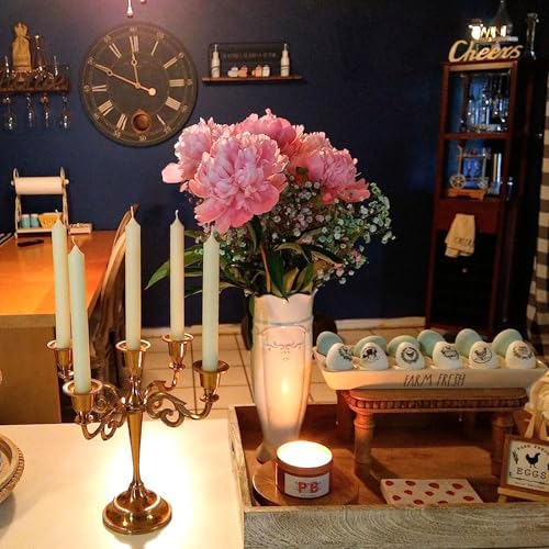 Hjn White Vase for Flowers Ceramic French Rustic