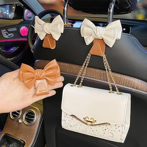 Cute Bow Shaped Car Seat Back Hook Hanger