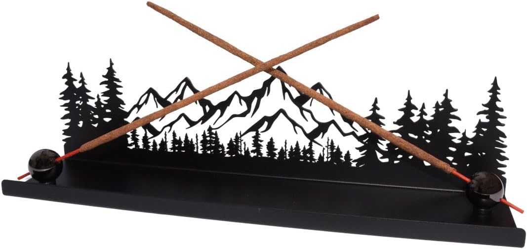 Mountain Forest Metal Incense Holder 1