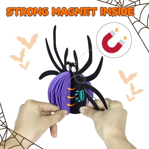 Kumikumi Halloween Spider Hanging Decorations 3 Pcs