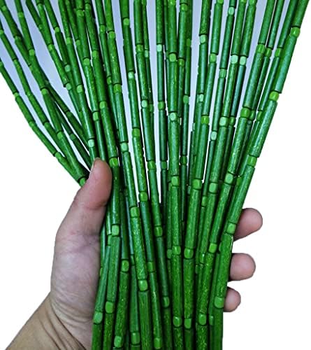 ZHOUXIAO Bamboo Beaded Curtain for Doorways