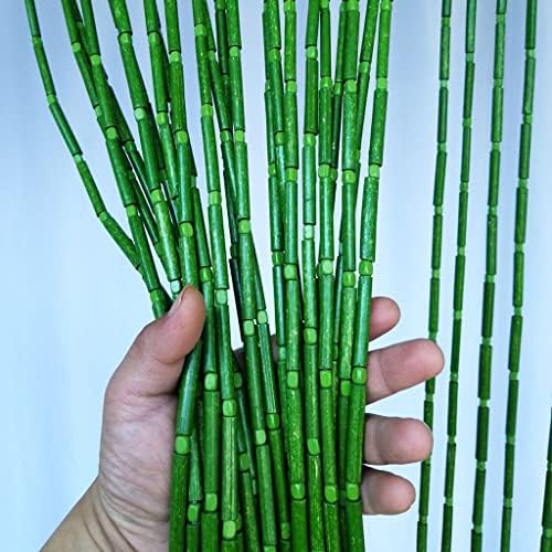ZHOUXIAO Bamboo Beaded Curtain for Doorways