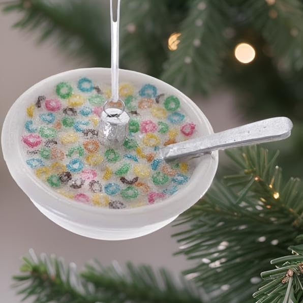 Bridge Collection Colorful Cereal Ornament