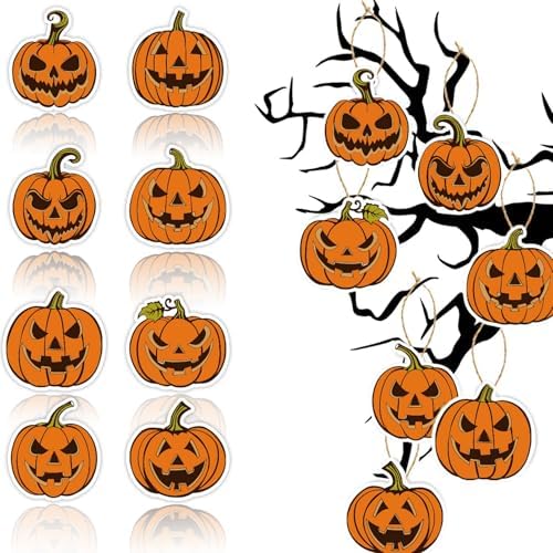 16Pcs Halloween Tree Decorations Hanging Ornaments