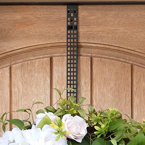 Haute Decor Adjustable Wreath Hanger Matte Black 1 Pack