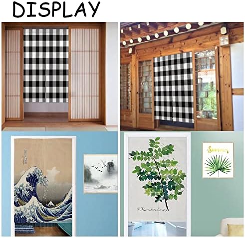 Custom Doorway Curtain with Photo Text Logo Japanese Noren Panels