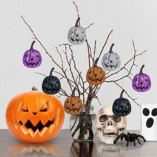 12 Pcs Halloween Hanging Pumpkin Ornaments