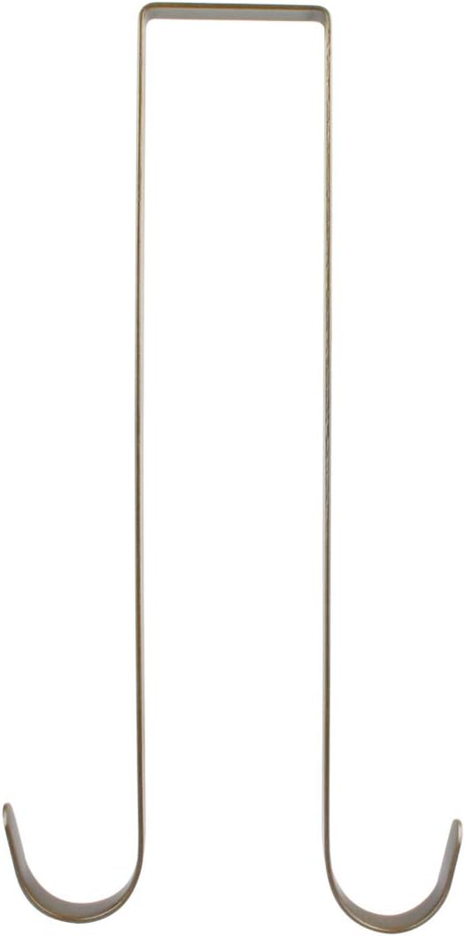 12 Inches Over The Door Bronze Double Wreath Hanger