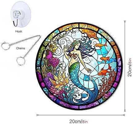 MATIHAY Mermaid Acrylic Wall Decor Hanging