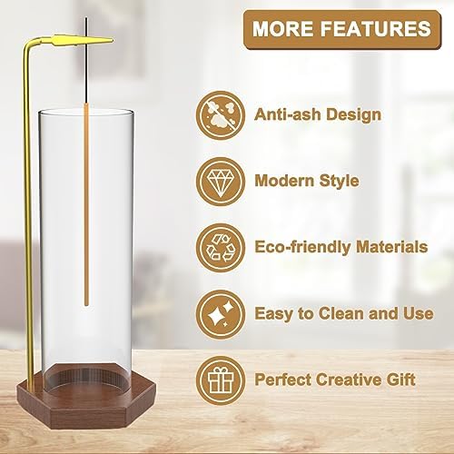 Henlisen Glass Incense Holder for Sticks