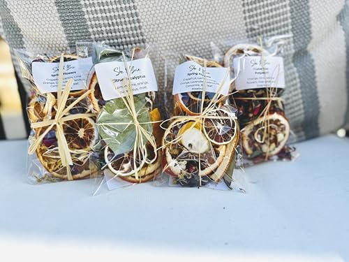 She and Brie Floral Simmer Pot Potpourri Set of 4